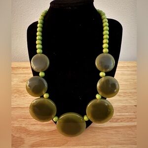 Green Beaded Necklace